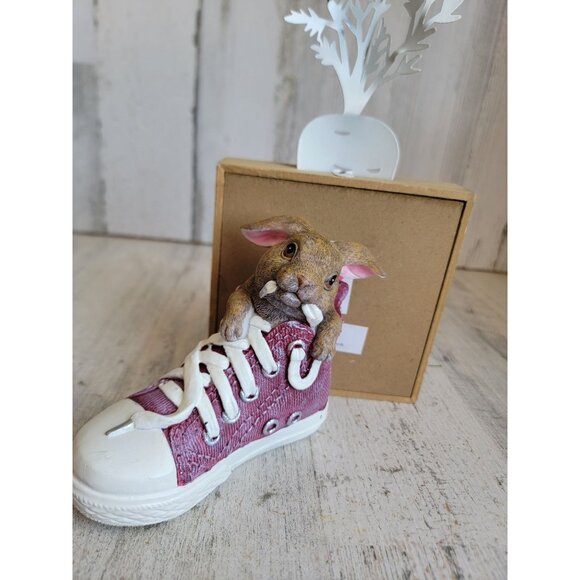 Easter unique bunny shoe i don't carrot all sign spring home decor set - Picture 12 of 12